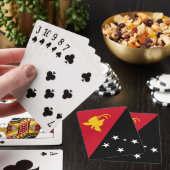 Vlag van Papoea-Nieuw-Guinea Pokerkaarten (Insitu)