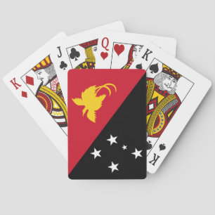 Vlag van Papoea-Nieuw-Guinea Pokerkaarten