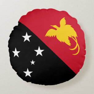 Vlag van Papoea-Nieuw-Guinea Rond Kussen