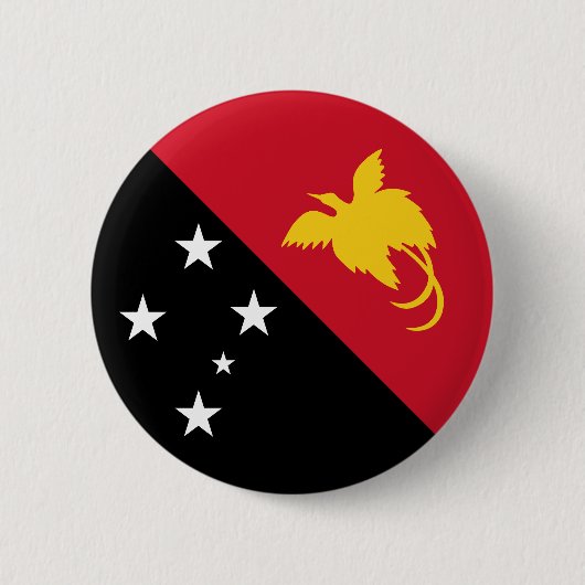 Vlag van Papoea-Nieuw-Guinea Ronde Button 5,7 Cm (Voorkant)