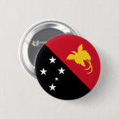 Vlag van Papoea-Nieuw-Guinea Ronde Button 5,7 Cm (Voorkant /achterkant)