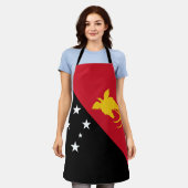 Vlag van Papoea-Nieuw-Guinea Schort (Gedragen)