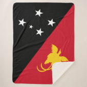 Vlag van Papoea-Nieuw-Guinea Sherpa Deken (Voorkant)