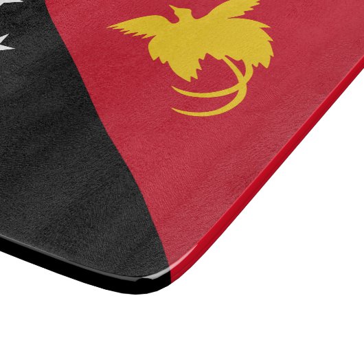 Vlag van Papoea-Nieuw-Guinea Snijplank (Hoek)