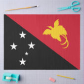 Vlag van Papoea-Nieuw-Guinea Tissuepapier (Craft)