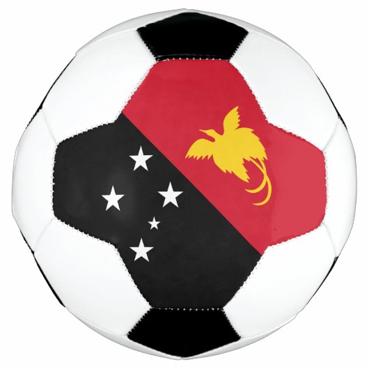 Vlag van Papoea-Nieuw-Guinea Voetbal (Voorkant)