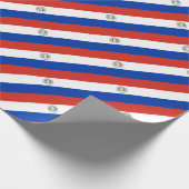 Vlag van Paraguay - Bandera de Paraguay Cadeaupapier (Hoek)
