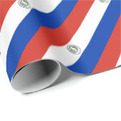 Vlag van Paraguay - Bandera de Paraguay Cadeaupapier (Rol Hoek)