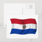 Vlag van Paraguay Briefkaart (Voorkant / Achterkant)