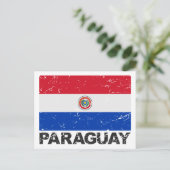  vlag van Paraguay Briefkaart (Staand voorkant)