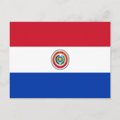 Vlag van Paraguay Briefkaart (Voorkant)