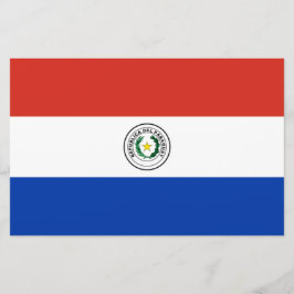 Vlag van Paraguay Briefpapier