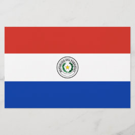 Vlag van Paraguay Briefpapier