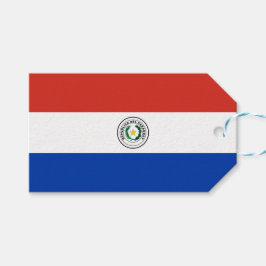 Vlag van Paraguay Cadeaulabel