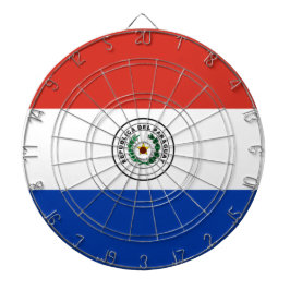 Vlag van Paraguay Dartbord