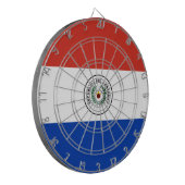 Vlag van Paraguay Dartbord (Voorkant Links)