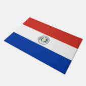 Vlag van Paraguay Deurmat (Schuin)