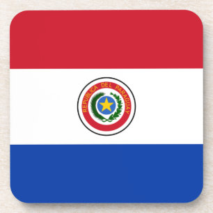 Vlag van Paraguay Drankjes Onderzetter
