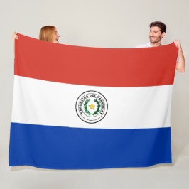 Vlag van Paraguay Fleece Deken