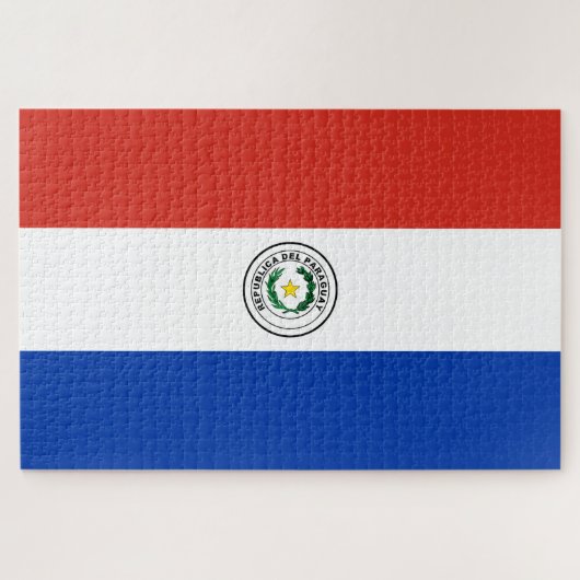 Vlag van Paraguay Legpuzzel (Horizontaal)