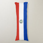 Vlag van Paraguay Lichaamskussen (Voorkant Verticaal)