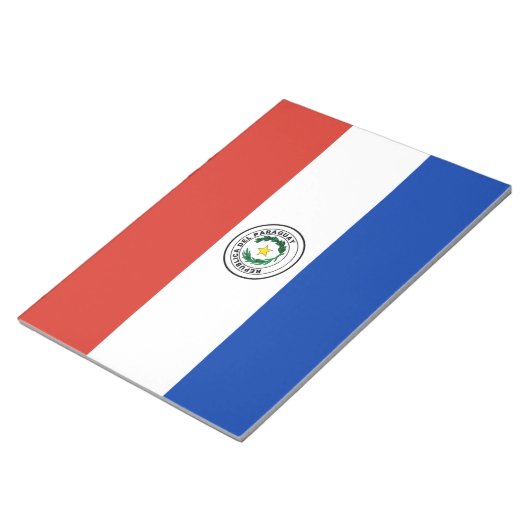 Vlag van Paraguay Notitieblok (Schuin)
