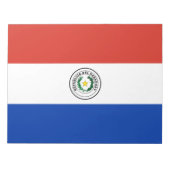 Vlag van Paraguay Notitieblok (Voorkant)