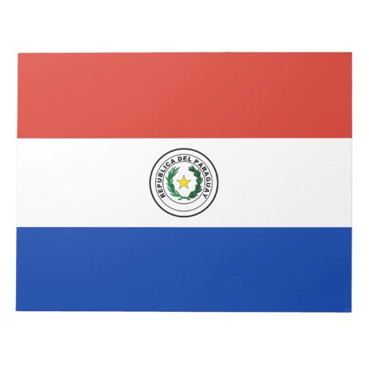 Vlag van Paraguay Notitieblok (Voorkant)