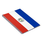 Vlag van Paraguay Notitieboek (Rechterzijde)