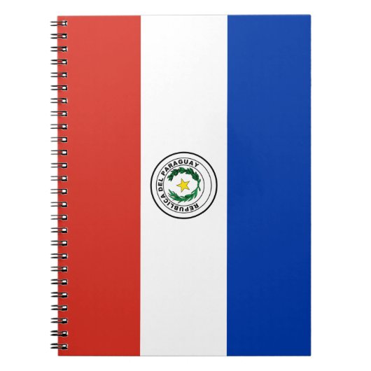 Vlag van Paraguay Notitieboek (Voorkant)