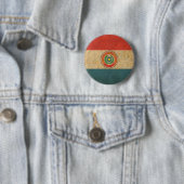  vlag van Paraguay Ronde Button 5,7 Cm (In situ)
