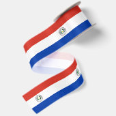 Vlag van Paraguay Satijnen Lint (Achterkant)