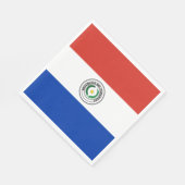 Vlag van Paraguay Servet (Hoek)