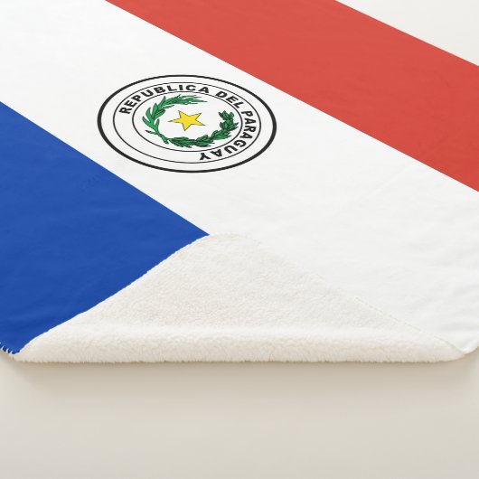 Vlag van Paraguay Sherpa Deken (3/4)
