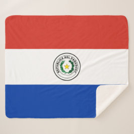 Vlag van Paraguay Sherpa Deken