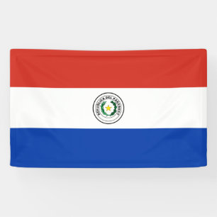 Vlag van Paraguay Spandoek