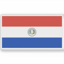 Vlag van Paraguay Sticker