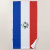 Vlag van Paraguay Strandlaken (Voorkant)