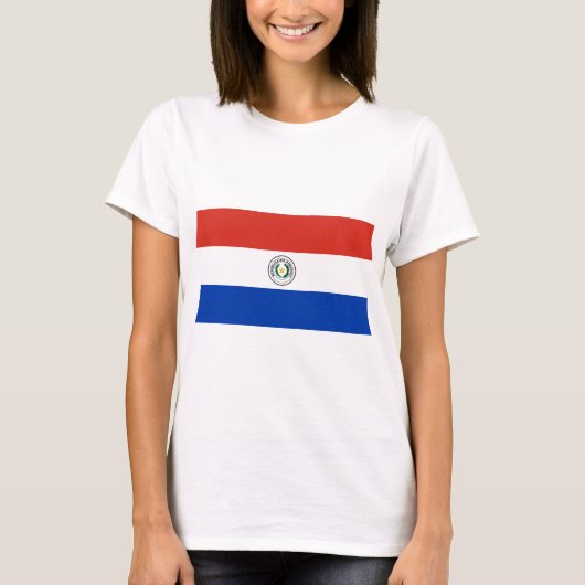 Vlag van Paraguay T-shirt (Voorkant)
