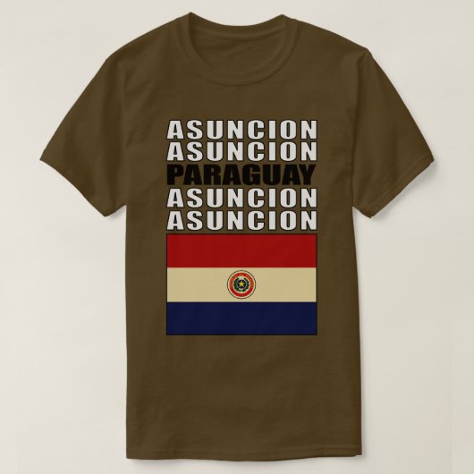 Vlag van Paraguay T-shirt (Design voorkant)