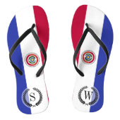 Vlag van Paraguay Teenslippers (Voetbed)
