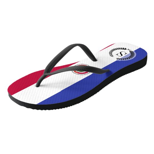 Vlag van Paraguay Teenslippers (Schuin)