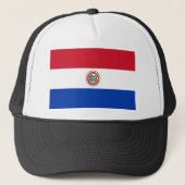 Vlag van Paraguay Trucker Pet (Voorkant)