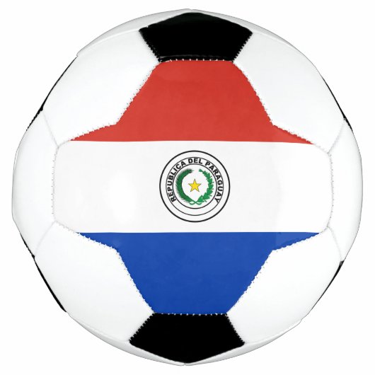 Vlag van Paraguay Voetbal (Voorkant)
