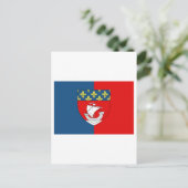 vlag van Parijs Briefkaart (Staand voorkant)