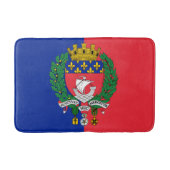 Vlag van Parijs, Frankrijk Bath Mat (Voorkant)