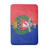 Vlag van Parijs, Frankrijk Bath Mat (Voorkant Verticaal)