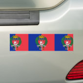 Vlag van Parijs, Frankrijk Bumpersticker (Op auto)