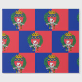 Vlag van Parijs, Frankrijk Cadeaupapier (Vlak)