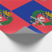 Vlag van Parijs, Frankrijk Cadeaupapier (Hoek)